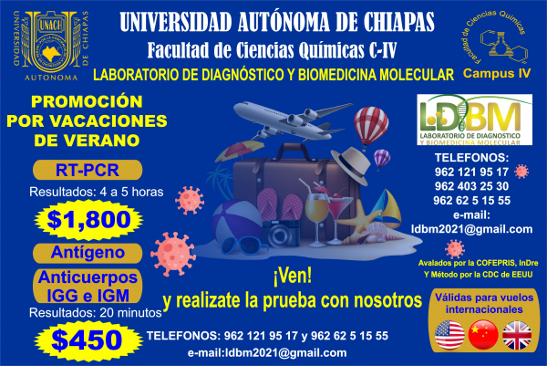 Promoción pruebas de Covid 19 en verano