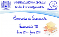 Ceremonia de Graduación QFB Generación 78